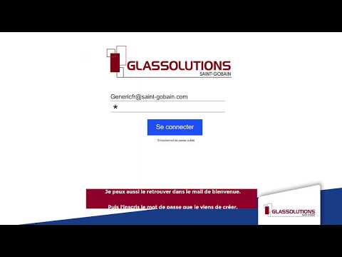E-Commerce Glassolutions : les astuces pour la 1ère connexion