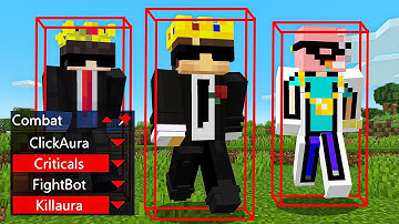 Minecraft Manhunt (1V11) But I Secretly Used HACKED CLIENT...