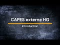 Capes externe hg  0 introduction