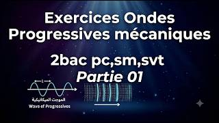 Exercices ondes progressives mécaniques 2BAC pc,sm,svt