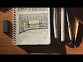 Inside my sketchbook  an architects sketching tools