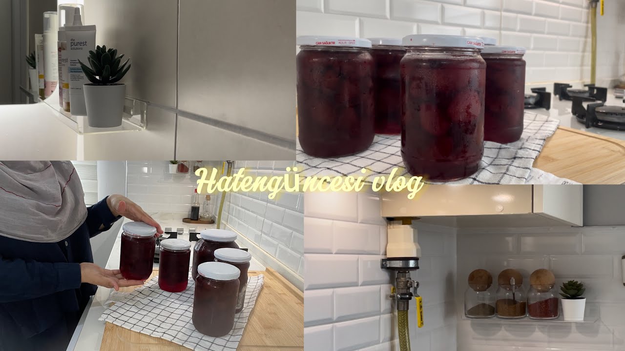 Yeni Atanmış  annenin bir haftasonu ✨çilek reçeli tarifi 🍓🍓