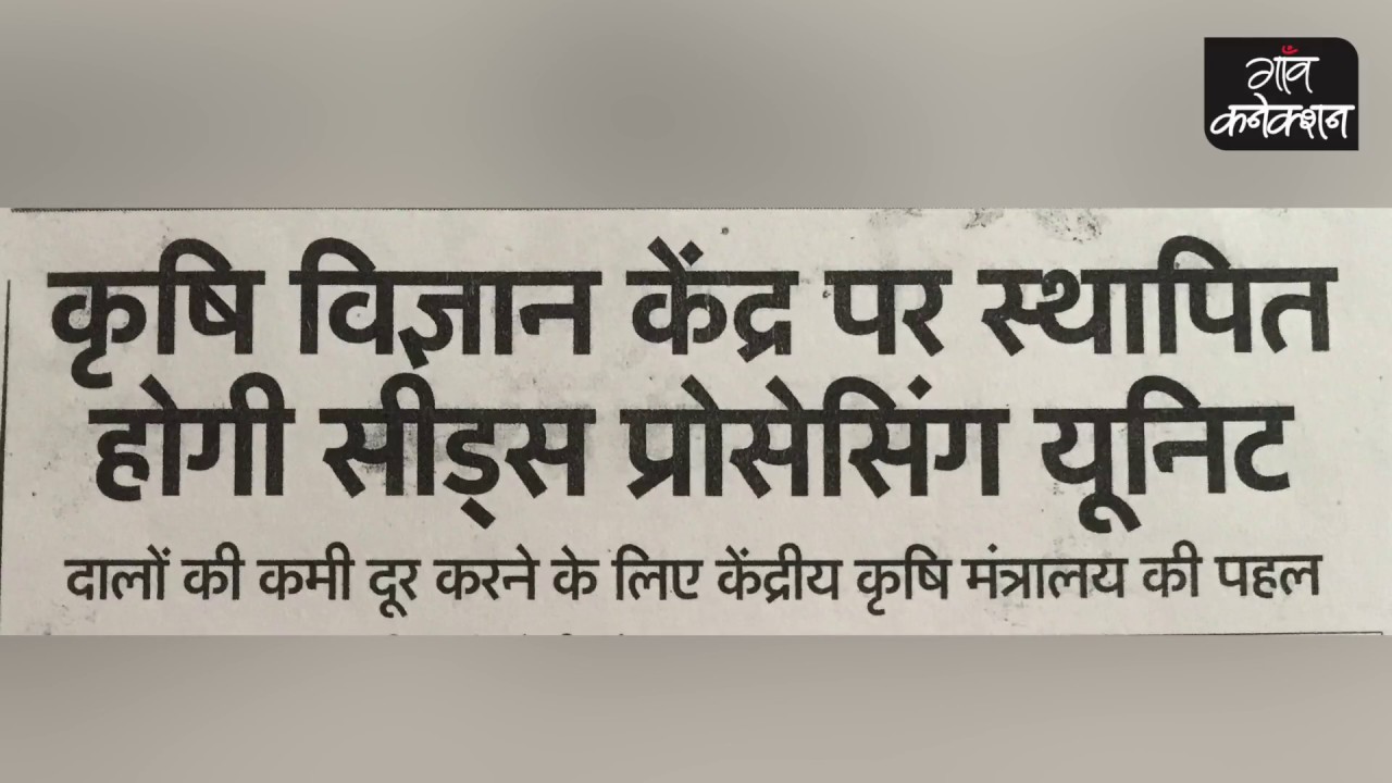 employment news tamilnadu Seed Hub project for increasing production of pulses in India|किसानों की सुविधा के लिए बनेंगे सीड हब