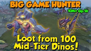 Loot From 100 Big Game Hunts [Runescape 3] 10M+ Gp/Hr at Mid-Level!