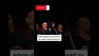 Adele Disguise Herself as Adele impersonator😂 #shorts #comedy #trending #adele #viral #comedyvideo
