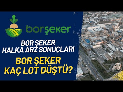 Bor Şeker (BORSK) halka arz sonuçları açıklandı! Kaç lot düşer? #borsa #halkaarz #borsk