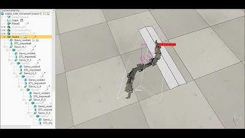 Snake Robot Serpentine Motion V-REP ROS