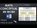 TUTORIAL: Cómo Hacer un Mapa Conceptual en WORD | Rápido y Fácil de Hacer | Pedagogía MX