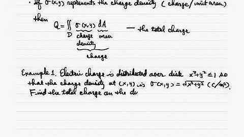 Lecture 17: Section 15.4 Applications of Double Integrals (I)