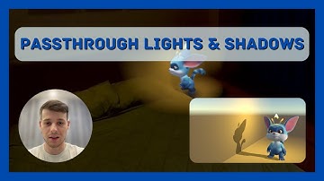 How to use Lights & Shadows in Passthrough Mode | Passthrough Relighting w/ OVR Scene Manager & MRUK