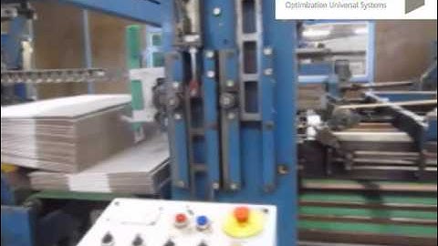 OVERSYS U07890413 EMBA 290 2 COLOR Flexo Folder Gluer with Taper, Strapper and Loadformer