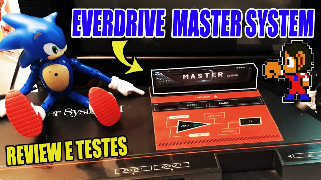 Cartucho Master System Sonic Chaos Tec Toy Completo