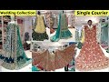 Hyderabad bridal dresses lehenga sharara garara peplum sarees new textile plaza wedding shopping