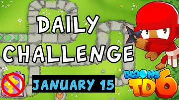 Bloons TD 6 Daily Challenge | Ninjas Only! | No MK No Powers | January 15 2024
