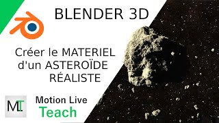 BLENDER - NODE EDITOR: How to create a realistic Asteroid MATERIAL