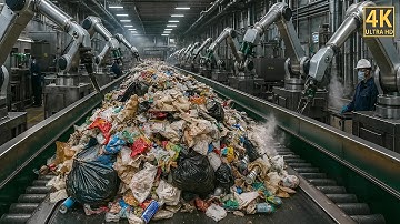 Inside a Modern Zero-Waste Factory: From Raw Waste to Reusable Materials (Full Process)