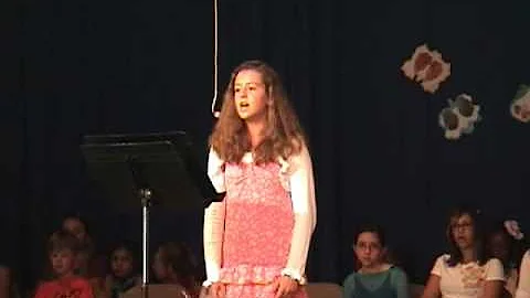 11 year-old Erin Garrett sings "Phantom of the Ope...