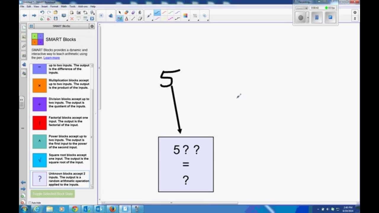 SMART Blocks - new SMART Notebook 2014 feature - YouTube
