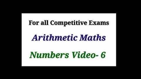Arithmetic ||  Arithmetic Classes || TET Maths Classes  || DSC Maths Classes || Number System