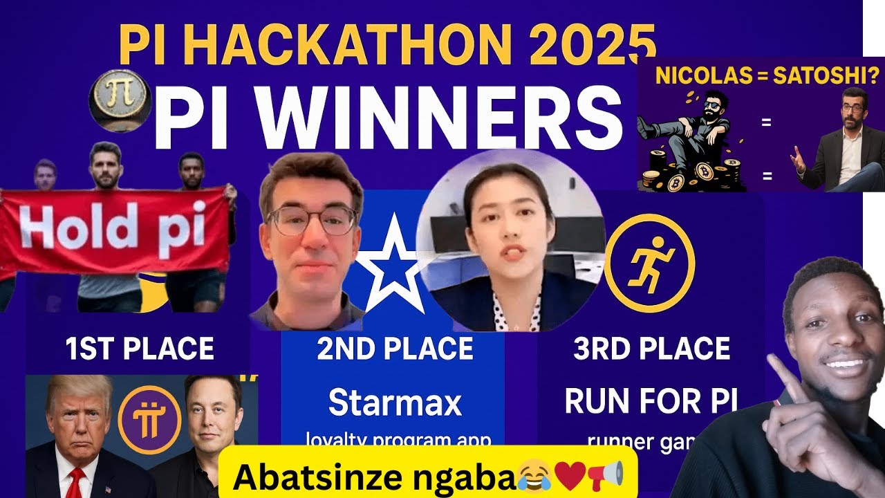 Winners😂📢abatsinze Pi Hackathon 2025! Pi Network Mainnet Apps zigezweho