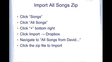 OnSong - How to share all the songs with other OnSong muscians