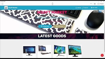 How to create an E-commerce Website in Mobirise (Part 1)