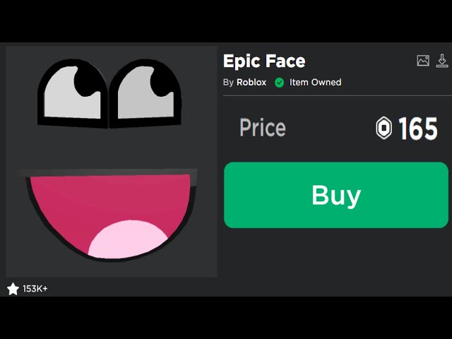 Epic Face Roblox Photographic Print for Sale by rbopone