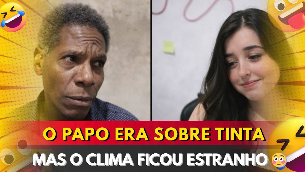 ERA SÓ TINTA… ATÉ ELE FALAR ISSO😳