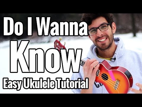 The Arctic Monkeys - Do I Wanna Know Ukulele Tutorial With Easy Picking Pattern