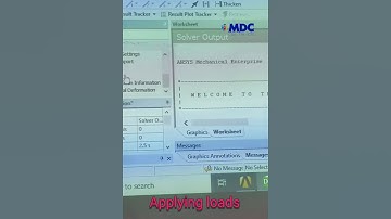 FEA | Applying loads #feaanalysis #shorts | Dr. N V Dhandapani #mdcengg