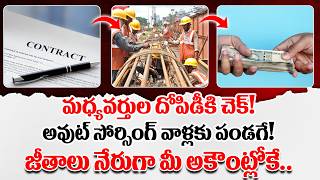 Telangana Govt Takes Key Decision on Outsourcing and Contract Staff Salaries | #contractbase