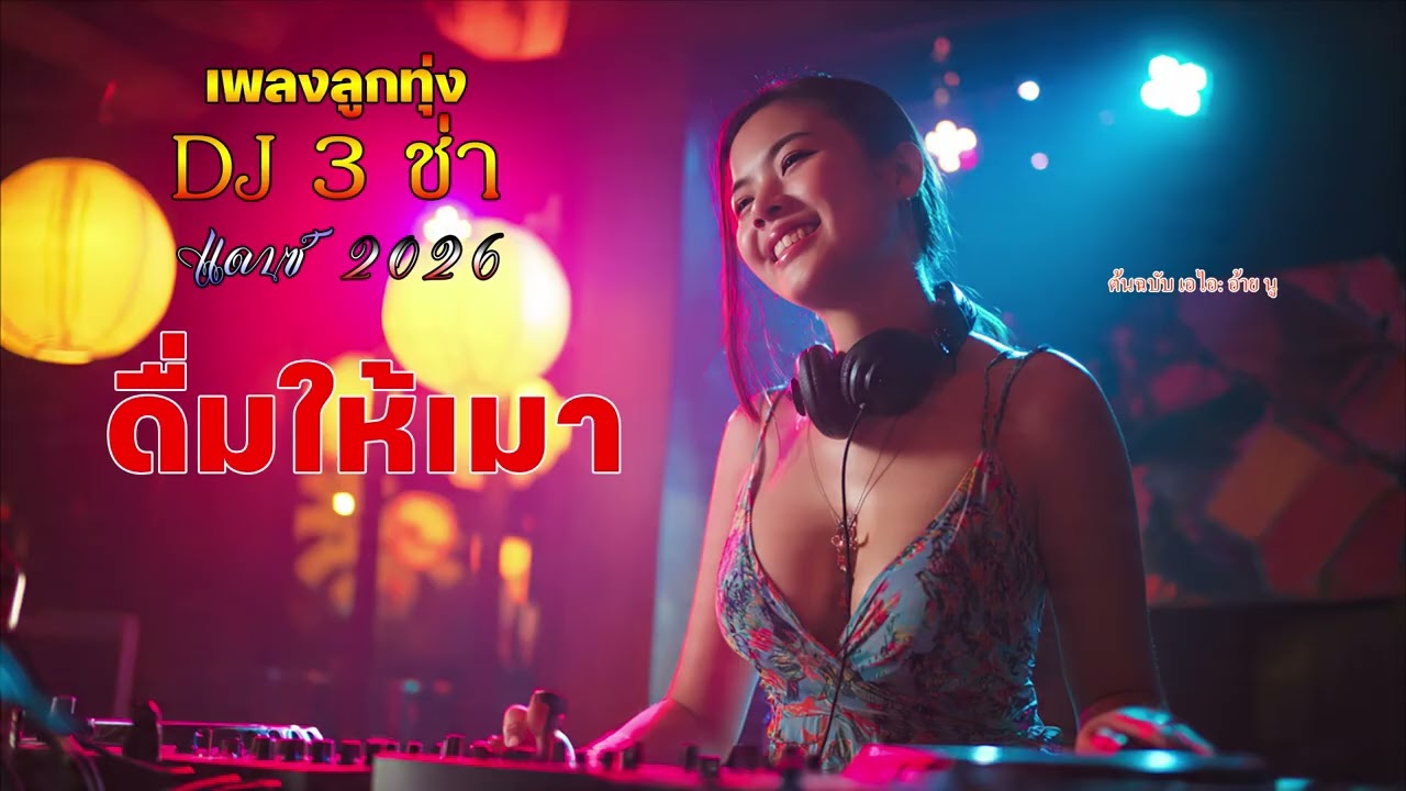 ดื่มให้เมา Thai DJ Remix 2026 เพลงลูกทุ่ง 3 ช่าแดนซ์มันๆ