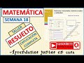 Semana 18: Básica Superior TALLER de MATEMÁTICA RESUELTO 👨‍🏫🔢