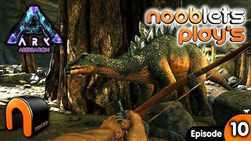 ARK ABERRATION Taming a Steggo - Nooblets Play