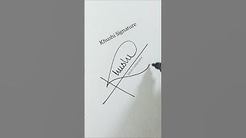 Khushi Signature | how to sign letter k | K Sign | K Signature style #signature #khushi