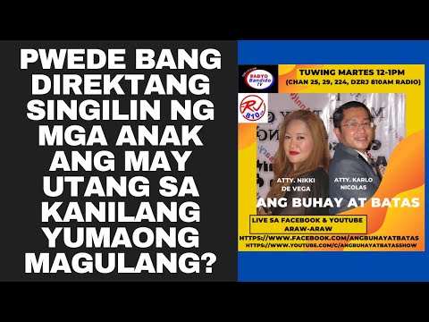 Video: May Utang Ba Ang Mga Anak Sa Kanilang Mga Magulang?