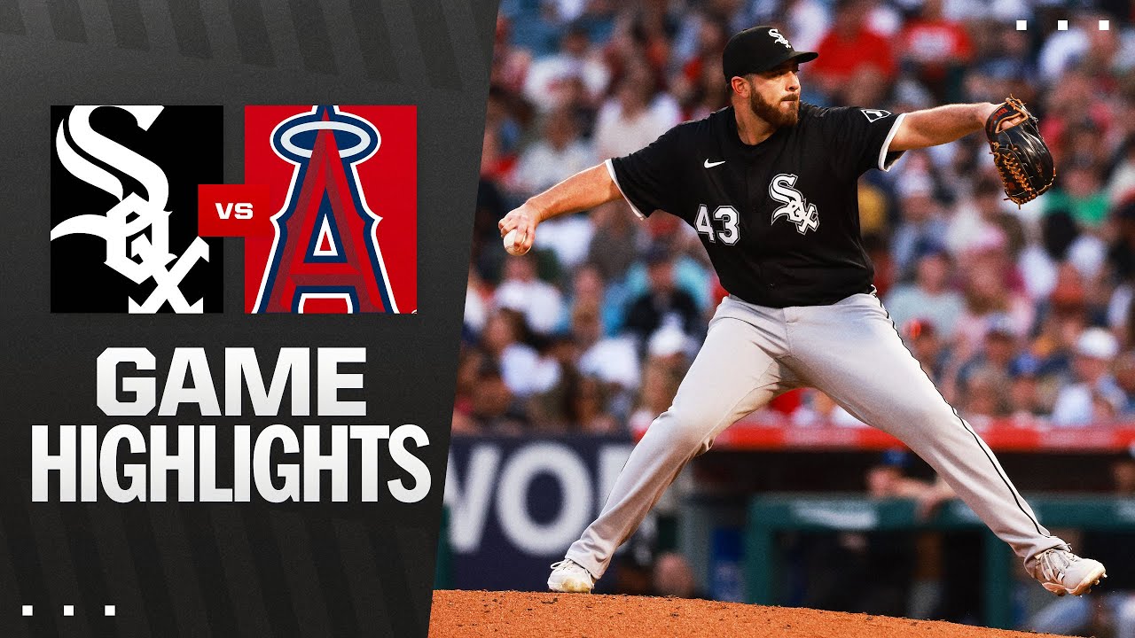 thehighlights ザハイライツ　'over' low white White Sox vs. Angels Game Highlights (8/2/25) | MLB Highlights