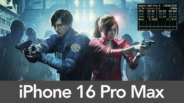 iPhone 16 Pro Max Resident Evil 2 - Performance