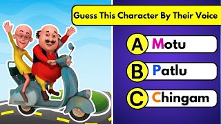 Guess the Motu Patlu Characters by Their Voices | Fun Cartoon Quiz screenshot 4