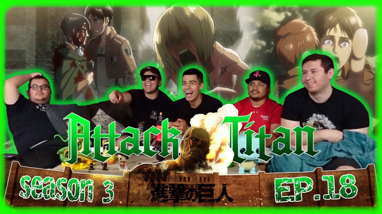 *OMG* ATTACK ON TITAN 3X18 "MIDNIGHT SUN" REACTION!!!!!! YouTube