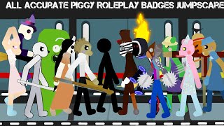 All Accurate Piggy Roleplay Badges Jumpscare - Stick Nodes Animation screenshot 4