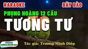 Karaoke Phụng Hoàng 12 Câu TƯƠNG TƯ | Dây Đào