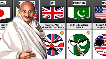 What If Mahatma Gandhi Was Alive - Reaction From Different Countries