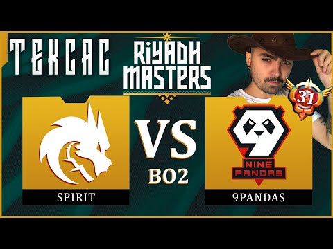 🔴КАБЕК МЕГА КРИПОВ НА ДНЮХУ ТЕКСАСА - 9Pandas vs. Spirit - Riyadh Masters 2023 - Group Stage
