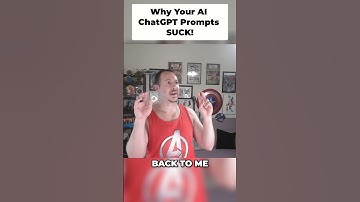 ☝️ Why Your AI ChatGPT Promps SUCK!