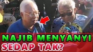 Najib Razak dan Bung Moktar menyanyi lagu Tanak kampung di Sandakan