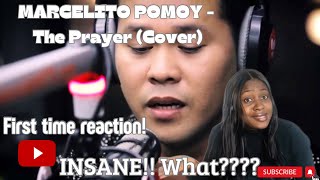 FIRST TIME REACTION; MARCELITO POMOYTHE PRAYER (COVER) #reactionvideo #marcelitopomoy