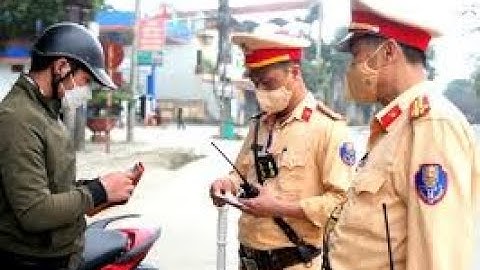 Quy định mới về việc Cảnh sát giao thông dừng phương tiện để kiểm soát