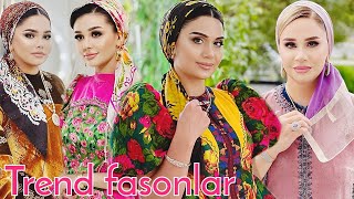 Trend moda koynek fasonlar | Garysyk owadan fasonlar | Turkmen fasonlar 2023 | Dress