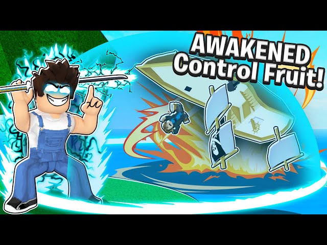 I AWAKENED THE CONTROL FRUIT FOR UPDATE 20! Roblox Blox Fruits